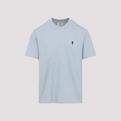 Ami Alexandre Mattiussi Ami Paris Ami Paris De Coeur Cotton T-shirt In Blue