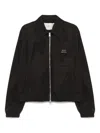 Ami Alexandre Mattiussi Ami Sleek Black Jacket With Versatile Two-way Zip In Black