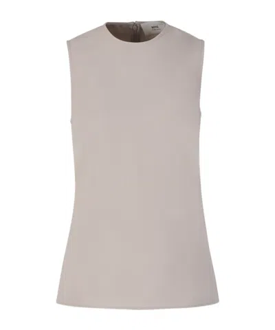 AMI ALEXANDRE MATTIUSSI SLEEVELESS BLOUSE