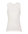 Ami Alexandre Mattiussi Sleeveless Blouse In White