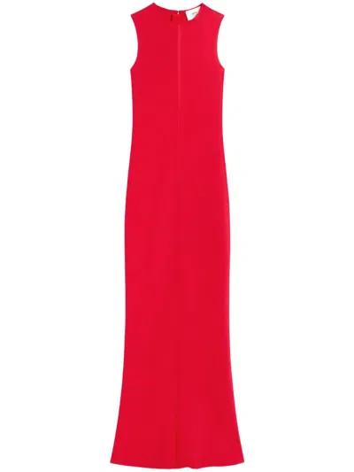AMI ALEXANDRE MATTIUSSI SLEEVELESS MAXI DRESS
