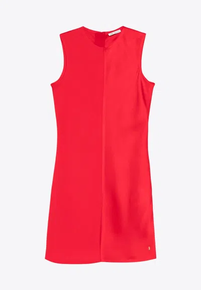 Ami Alexandre Mattiussi Sleeveless Midi Dress In Red