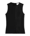 Ami Alexandre Mattiussi Ami Paris Crewneck Sleeveless Top In Black