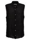 Ami Alexandre Mattiussi Crepe Viscose Top Shirts Black In Black