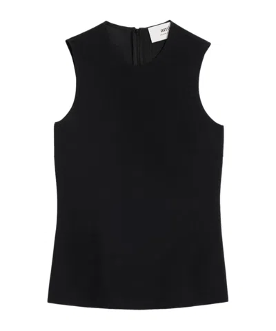 AMI ALEXANDRE MATTIUSSI SLEEVELESS VEST