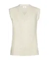Ami Alexandre Mattiussi Sleeveless Sweater In White