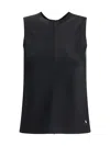 Ami Alexandre Mattiussi Sleeveless Top In Wool Gabardine Black