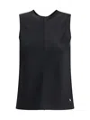 Ami Alexandre Mattiussi Sleeveless Top In Wool Gabardine Black