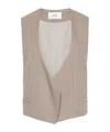 Ami Alexandre Mattiussi Open-front Waistcoat In Nude