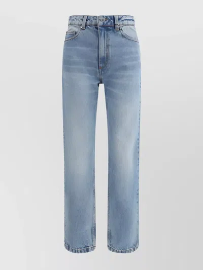 Ami Alexandre Mattiussi Slim Fit Skinny Jeans With Five-pocket Style In Blue