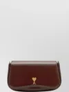 Ami Alexandre Mattiussi Ami Paris Paris Crossbody - Leather - Burgundy In Red