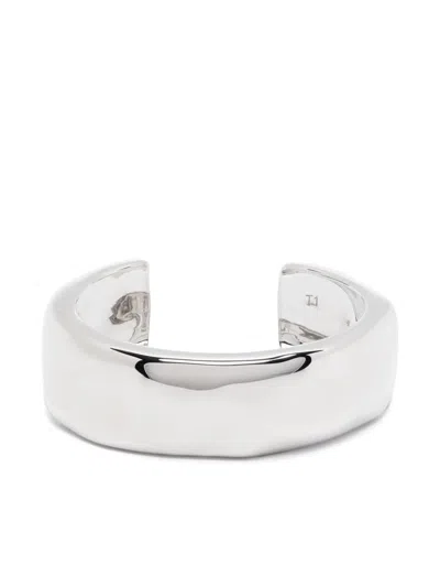 Ami Alexandre Mattiussi Small Dune Bracelet In 银色
