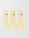 Ami Alexandre Mattiussi Set 3 Paia Di Calze Ami Paris In Misto Cotone