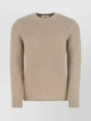 Ami Alexandre Mattiussi Dove Grey Stretch Alpaca Blend Sweater Grey Ami Uomo Xl In Cream
