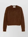 Ami Alexandre Mattiussi Alpaca-mohair Blend Brushed Sweater