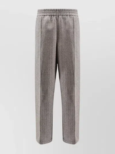 Ami Alexandre Mattiussi Ami Paris Men Virgin Wool Blend Trousers In Gray