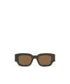 Ami Alexandre Mattiussi Square Sunglasses In Green