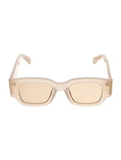 Pre-owned Ami Alexandre Mattiussi Square Tinted Sunglasses In Neutrals