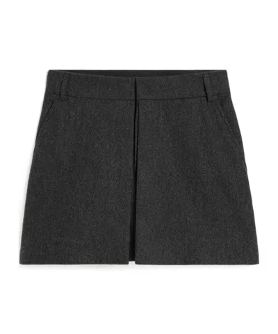 Ami Alexandre Mattiussi Stitched Miniskirt In Black