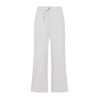 AMI ALEXANDRE MATTIUSSI AMI PARIS LOGO PLAQUE STRAIGHT LEG TROUSERS