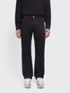 Ami Alexandre Mattiussi Straight Fit Trousers In Black