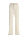 Ami Alexandre Mattiussi Beige Classic Fit Jeans