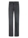 Ami Alexandre Mattiussi Ami Alexandre Matiussi Loose Jeans With Straight Cut In Black
