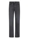 Ami Alexandre Mattiussi Ami Alexandre Matiussi Loose Jeans With Straight Cut In Black  