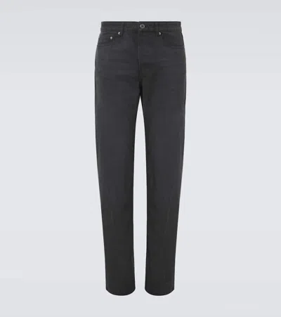 Ami Alexandre Mattiussi Straight Jeans In Black