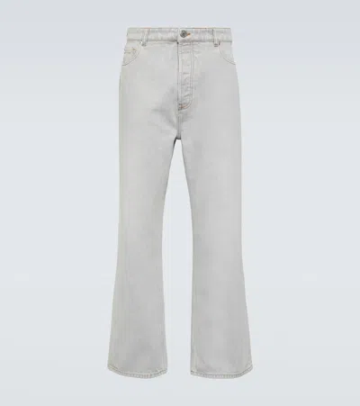 Ami Alexandre Mattiussi Straight Jeans In Grey