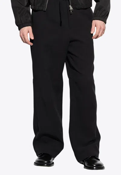 AMI ALEXANDRE MATTIUSSI STRAIGHT-LEG BELTED PANTS
