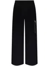 Ami Alexandre Mattiussi Ami Paris Viscose Crepe Trousers In 001 Black