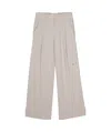 Ami Alexandre Mattiussi Straight-leg Cargo Pants In Nude
