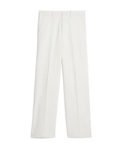 Ami Alexandre Mattiussi Straight-leg Cotton Trousers In White