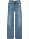 Ami Alexandre Mattiussi Straight-leg Denim Pants With Subtle Fading In Blue