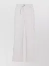 Ami Alexandre Mattiussi Ami Wide-leg Trouser With Elastic Waistband And Practical Pockets