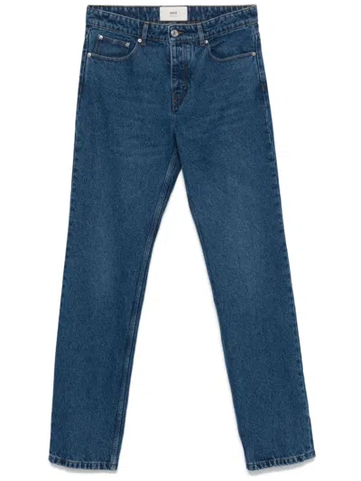 Ami Alexandre Mattiussi Straight-leg Jeans In 蓝色