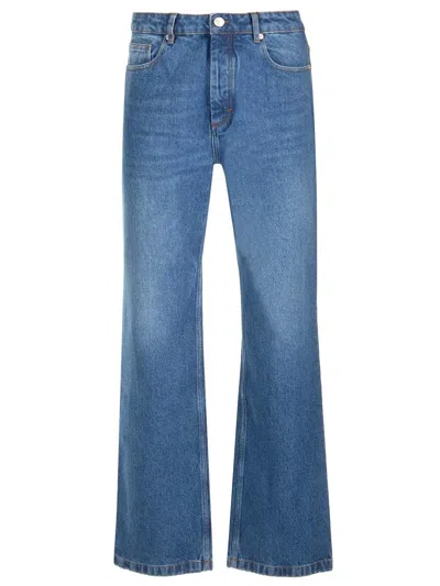 Ami Alexandre Mattiussi Straight Leg Jeans Blue
