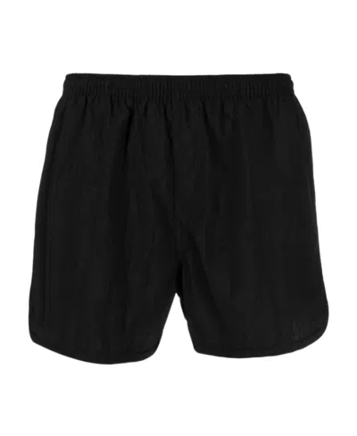 Ami Alexandre Mattiussi Straight-leg Swim Shorts In Black
