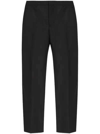 Ami Alexandre Mattiussi Ami Paris Straight-leg Tailored Chino Trousers In Black