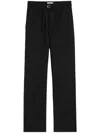 Ami Alexandre Mattiussi Straight-leg Trousers In Black