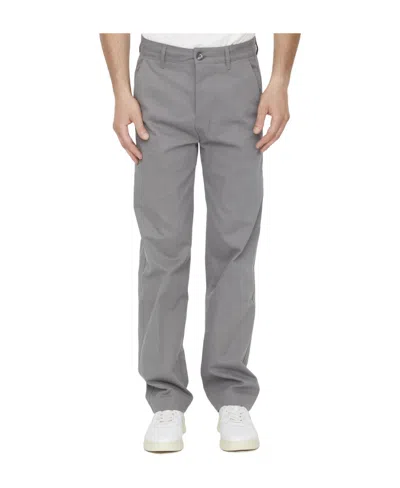 Ami Alexandre Mattiussi Straight-leg Trousers In Gray