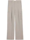 Ami Alexandre Mattiussi Straight-leg Trousers In Neutrals