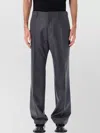 Ami Alexandre Mattiussi Ami Paris Dark Grey Wool Pant In Blue