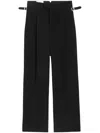 Ami Alexandre Mattiussi Pressed-crease Straight-leg Trousers In Schwarz