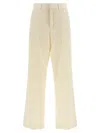 Ami Alexandre Mattiussi Straight-leg Wool Trousers With Stretched Pleat Detail In Multi