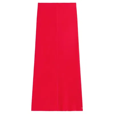 Ami Alexandre Mattiussi Straight Skirt In Red