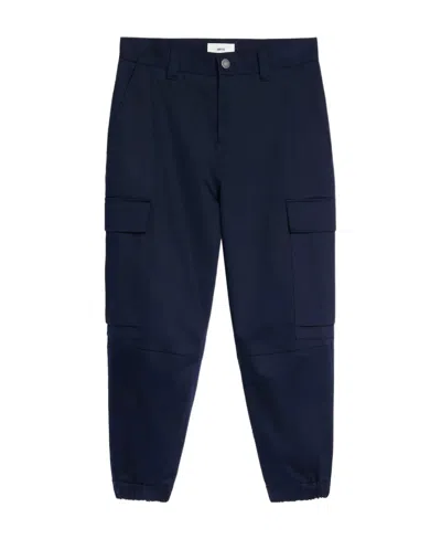 Ami Alexandre Mattiussi Straight-leg Cargo Pants In Blue