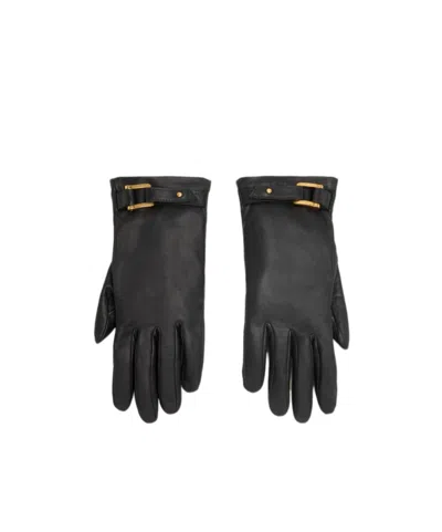 AMI ALEXANDRE MATTIUSSI STRAP DETAIL GLOVES