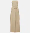 Ami Alexandre Mattiussi Jumpsuit With Floating Panels Neutrals For Women In Brown